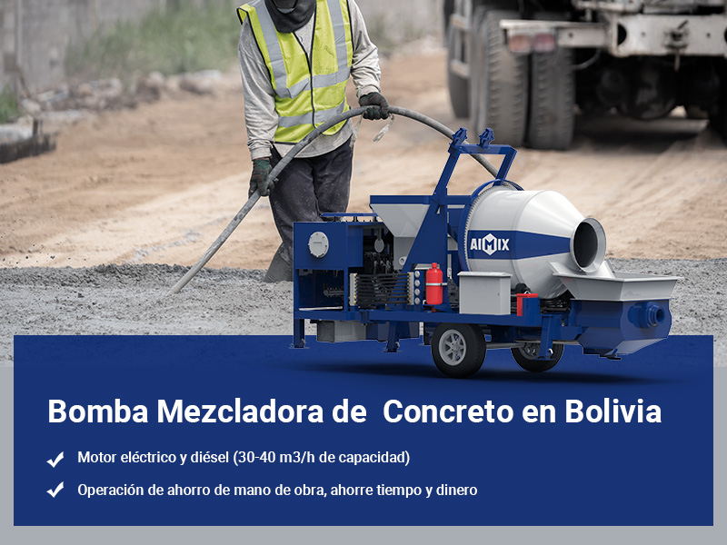 Bomba Mezcladora de Concreto en Bolivia