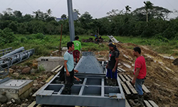 AIMIX Planta Dosificadora de Hormigón Instalada en Indonesia