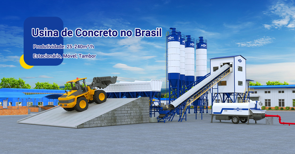 Usina de Concreto no Brasil
